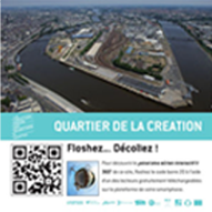 nantes quartier de la création qr-code patrimoine 360 drone
